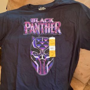 Adult Marvel Black Panther Tshirt Size Large NWT